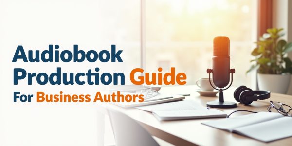 Flux_Dev_A_warmly_lit_modern_desk_with_a_microphone_and_pair_o_0 Audiobook Production Guide for Business Authors